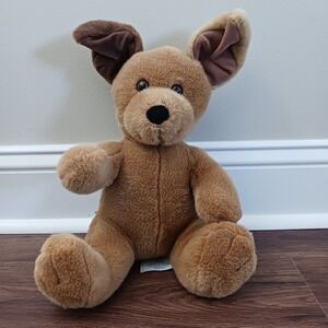 11" Build A-Bear Workshop Plush Puppy Dog Tan Brown Sugar Stuffed Animal Toy‎
